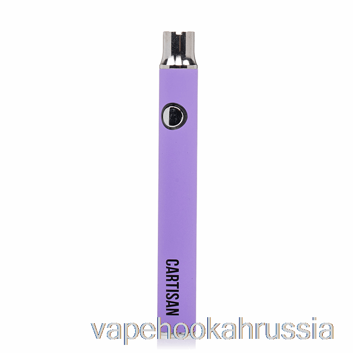 Vape Juice Cartisan Button VV 350 510 Батарея Фиолетовый